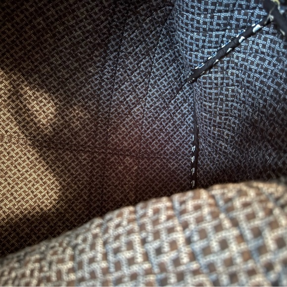 Retired Vintage Vera Bradley Nantucket Navy Large Duffle Bag - Picture 8 of 11